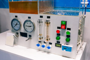 Installation of microfiltration for water purification. Microfiltration wastewater. Filtration and purification of water