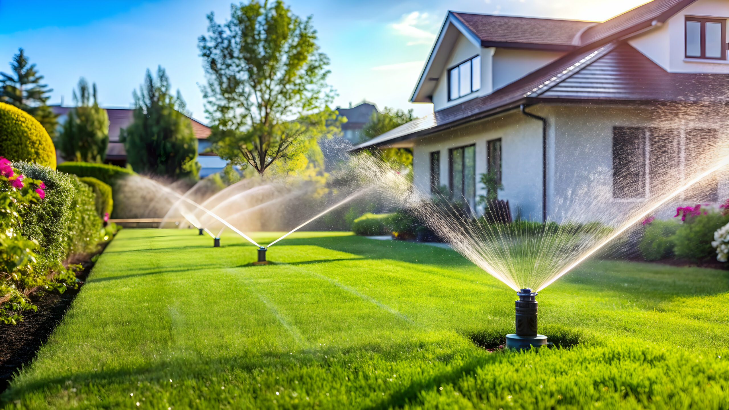 acqua per irrigazione giardino